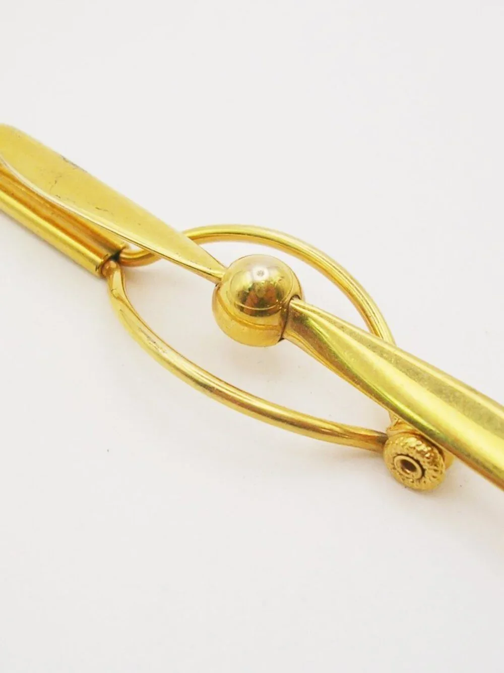 Vintage Airplane Propeller Tie Bar Money Clip classic Swank Necktie Holder